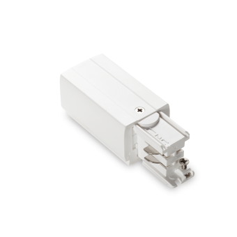 LINK TRIMLESS MAIN CONNECTOR END LEFT ON-OFF WH